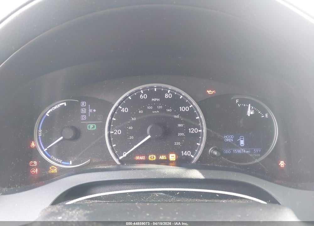 2013 LEXUS CT 200H VIN: JTHKD5BH6D2160308