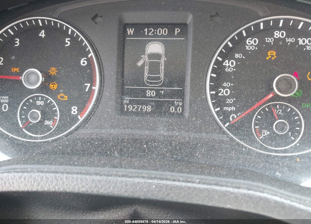 2014 VOLKSWAGEN PASSAT 1.8T SE VIN: 1VWBT7A37EC097508