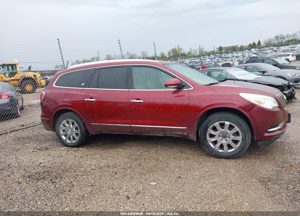 2016 BUICK ENCLAVE LEATHER VIN: 5GAKRBKD4GJ318672