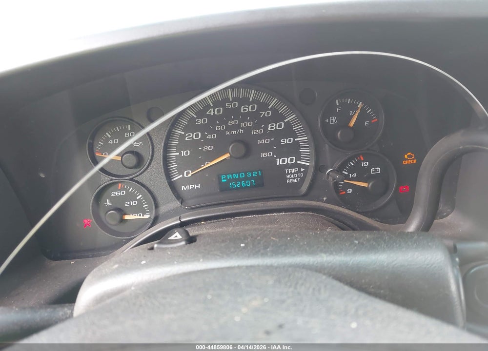 2007 CHEVROLET EXPRESS WORK VAN VIN: 1GCFG15X271216650