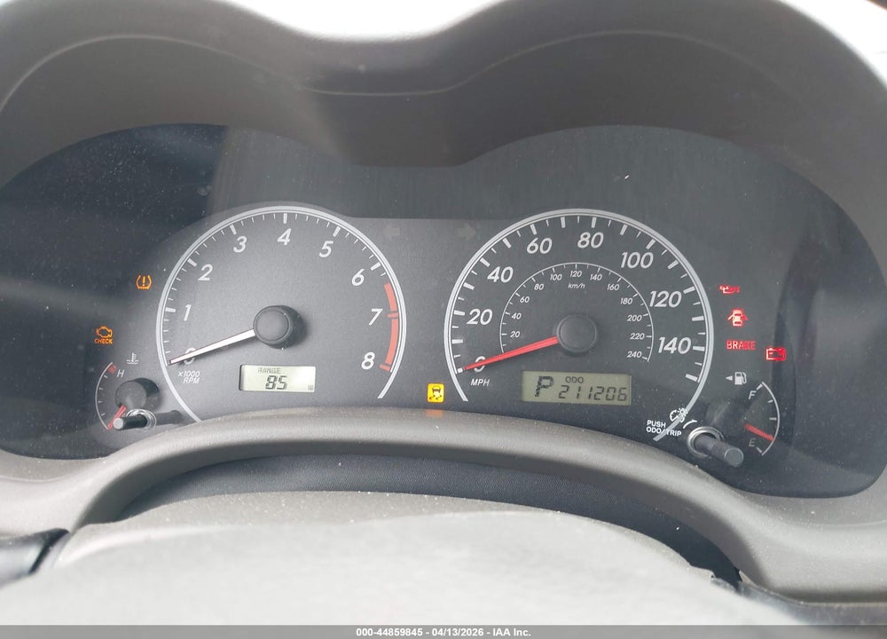 2009 TOYOTA COROLLA LE VIN: 2T1BU40E19C116746