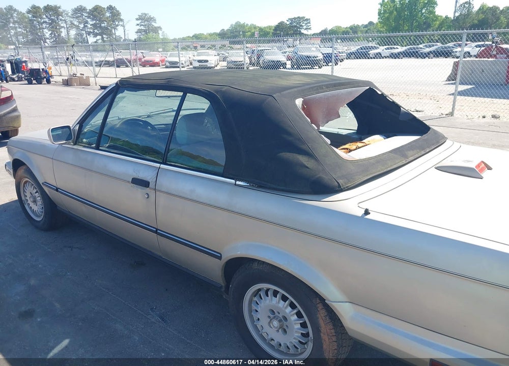 1987 BMW 325 I VIN: WBABB130XH1926879