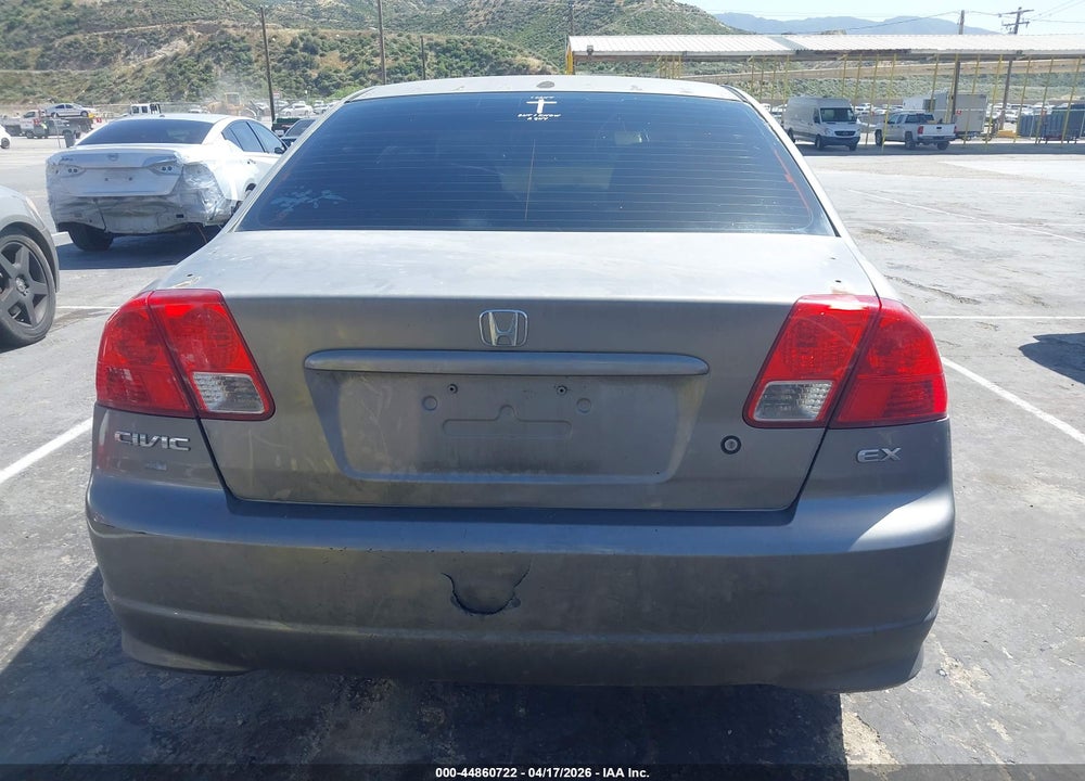 2004 HONDA CIVIC EX VIN: 2HGES25734H597410