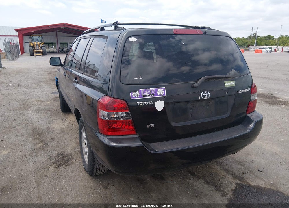 2006 TOYOTA HIGHLANDER V6 VIN: JTEGP21A260091564
