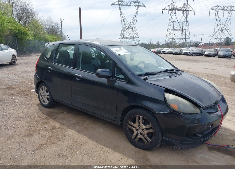 2007 HONDA FIT SPORT VIN: JHMGD38627S065913