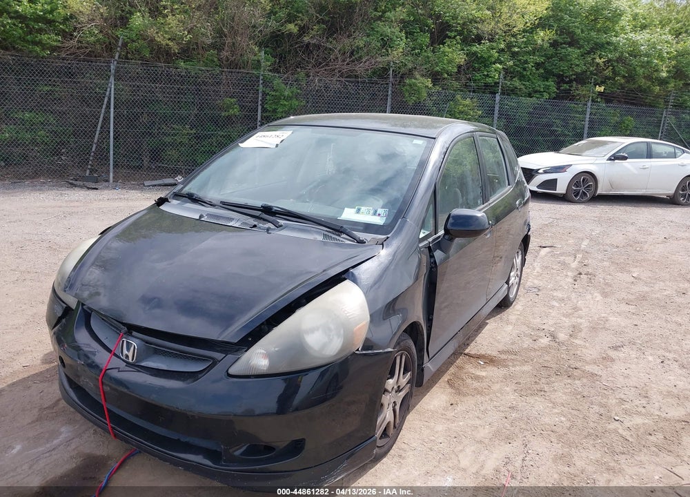 2007 HONDA FIT SPORT VIN: JHMGD38627S065913
