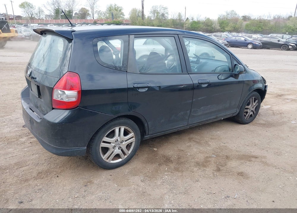 2007 HONDA FIT SPORT VIN: JHMGD38627S065913