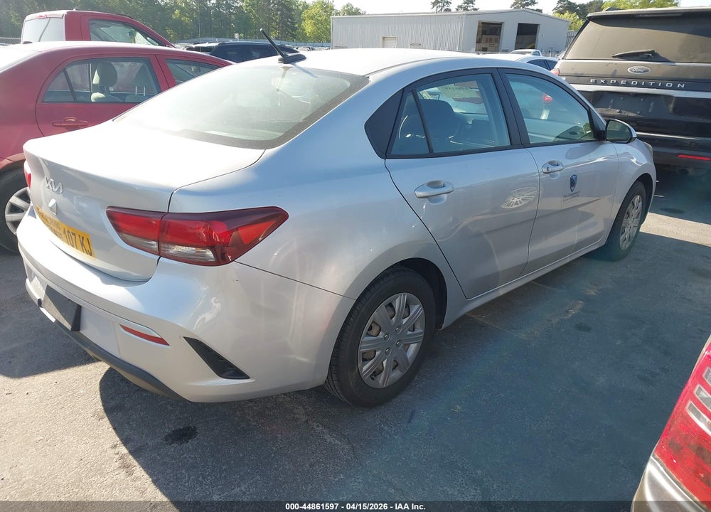2022 KIA RIO LX VIN: 3KPA24AD5NE434016