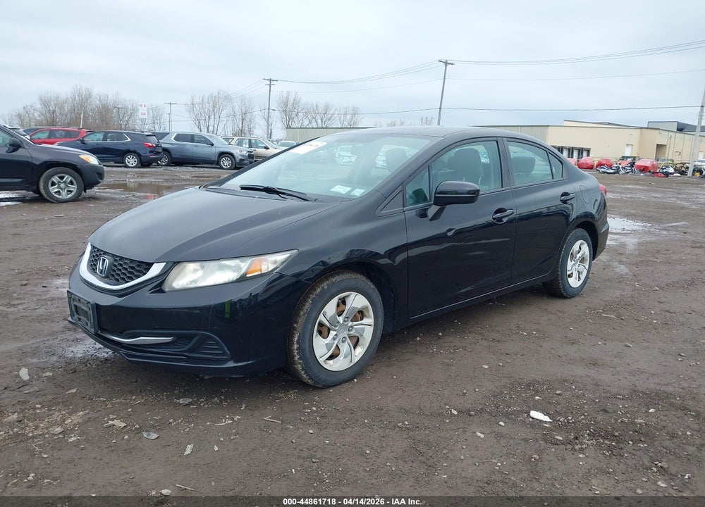 2014 HONDA CIVIC LX VIN: 19XFB2F55EE238878
