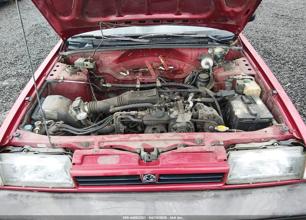 1989 SUBARU GL VIN: JF1AC43B6KC219505