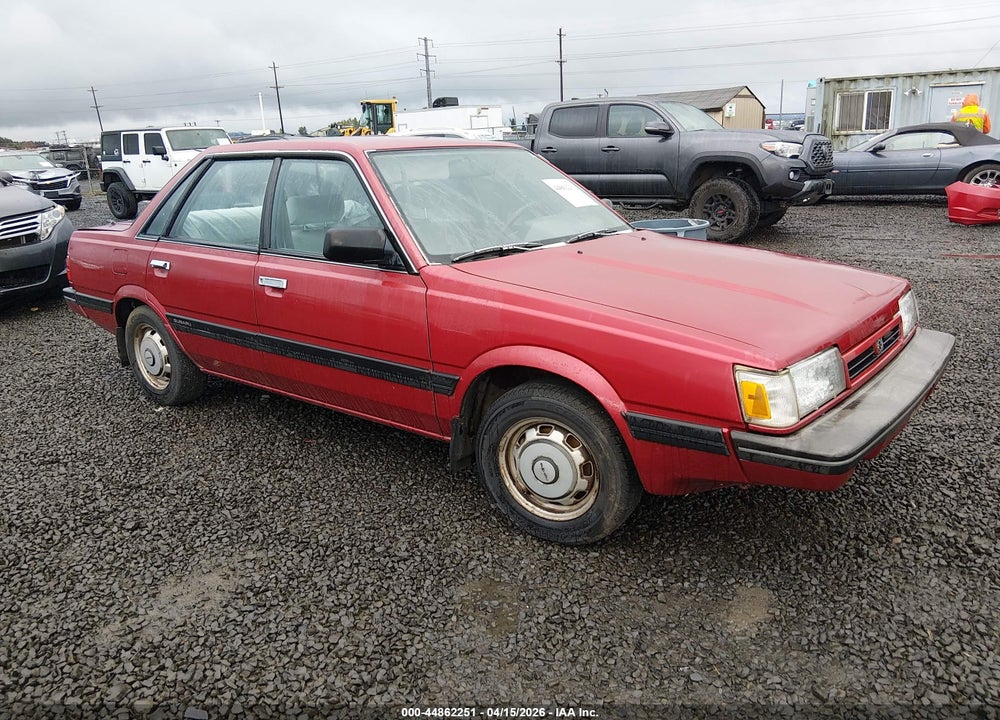 1989 SUBARU GL VIN: JF1AC43B6KC219505