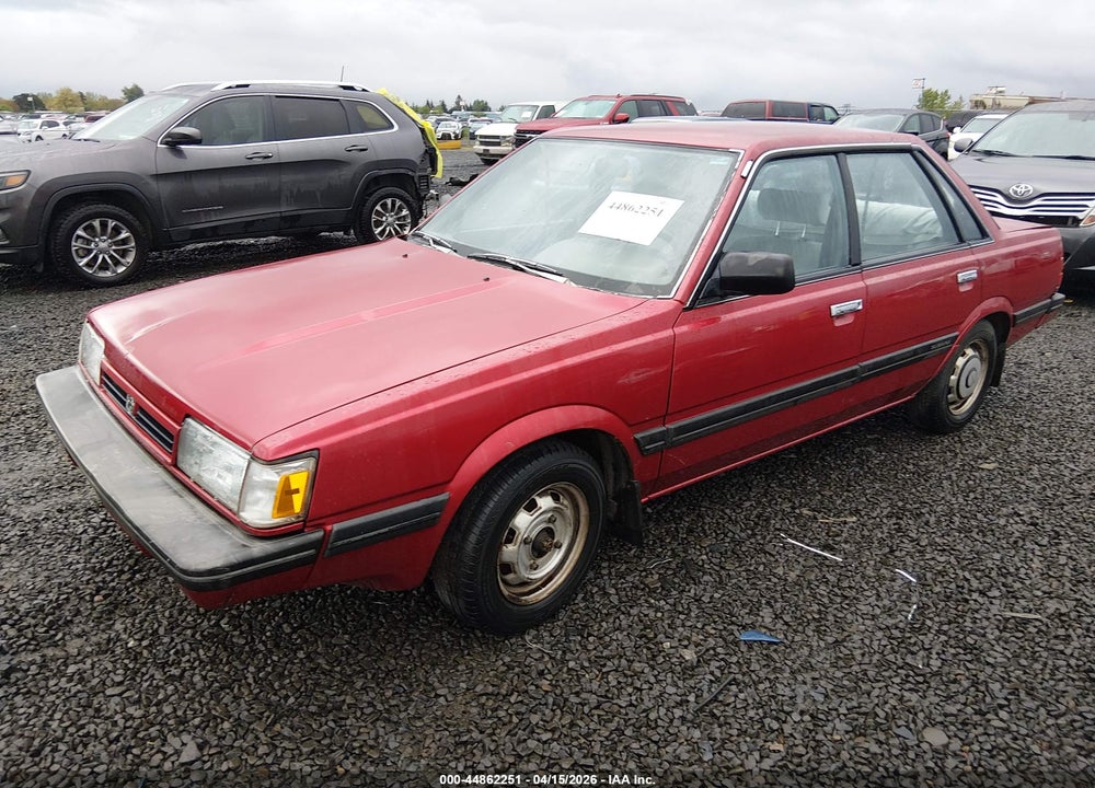 1989 SUBARU GL VIN: JF1AC43B6KC219505