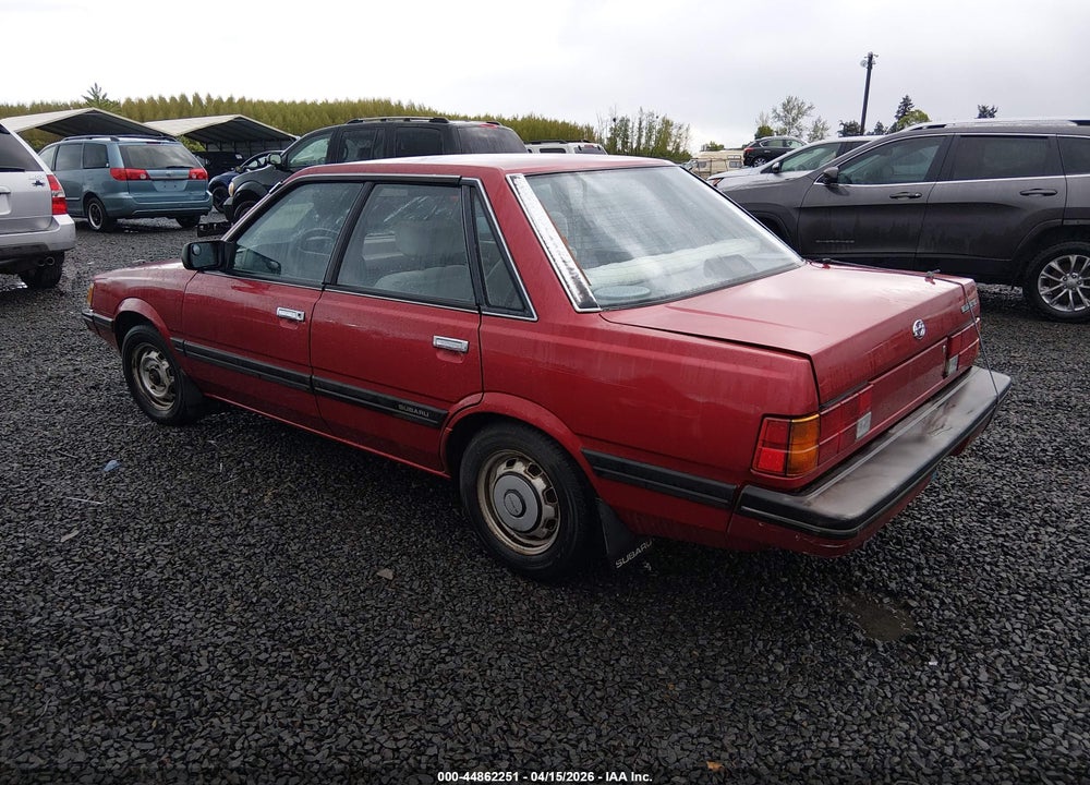 1989 SUBARU GL VIN: JF1AC43B6KC219505