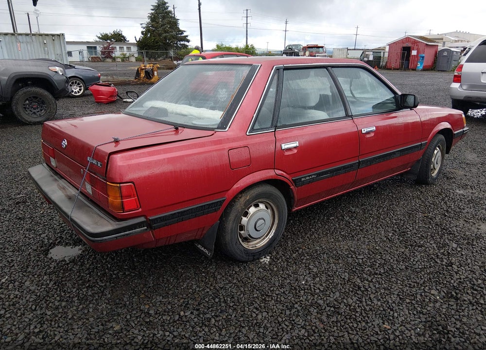 1989 SUBARU GL VIN: JF1AC43B6KC219505