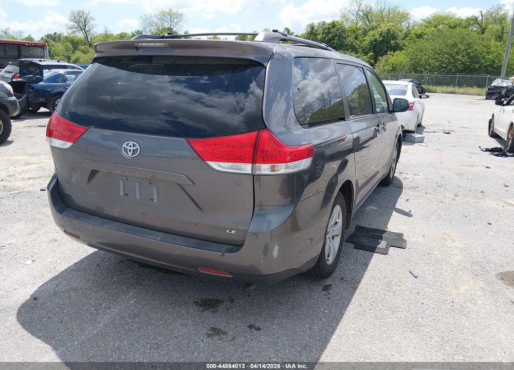 2011 TOYOTA SIENNA LE V6 VIN: 5TDKK3DCXBS053359