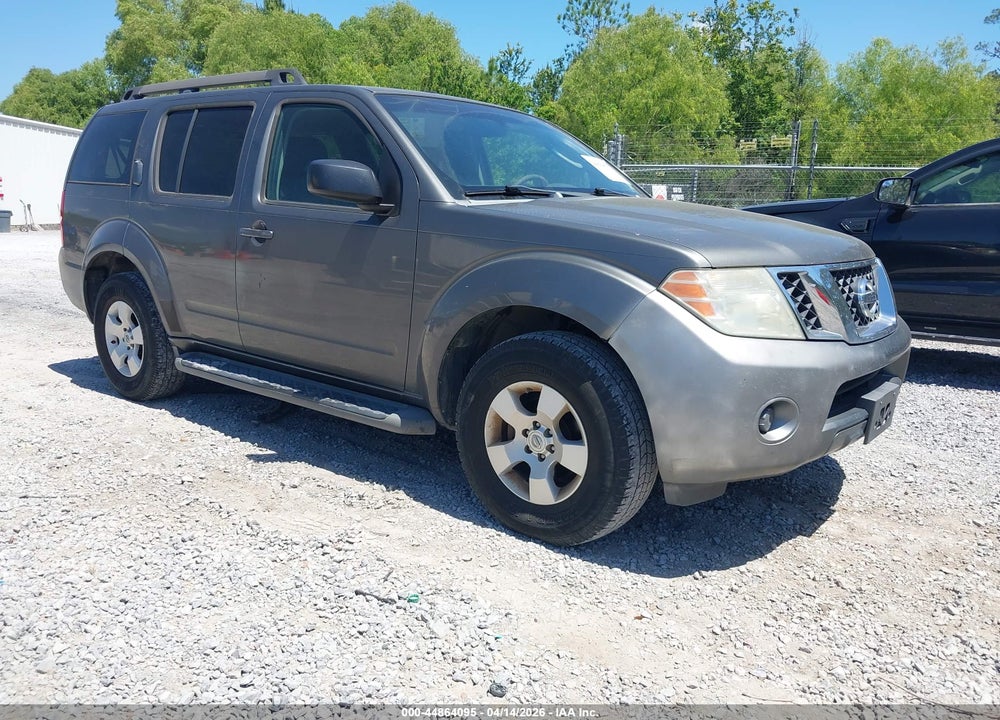 2008 NISSAN PATHFINDER S VIN: 5N1AR18U08C601275