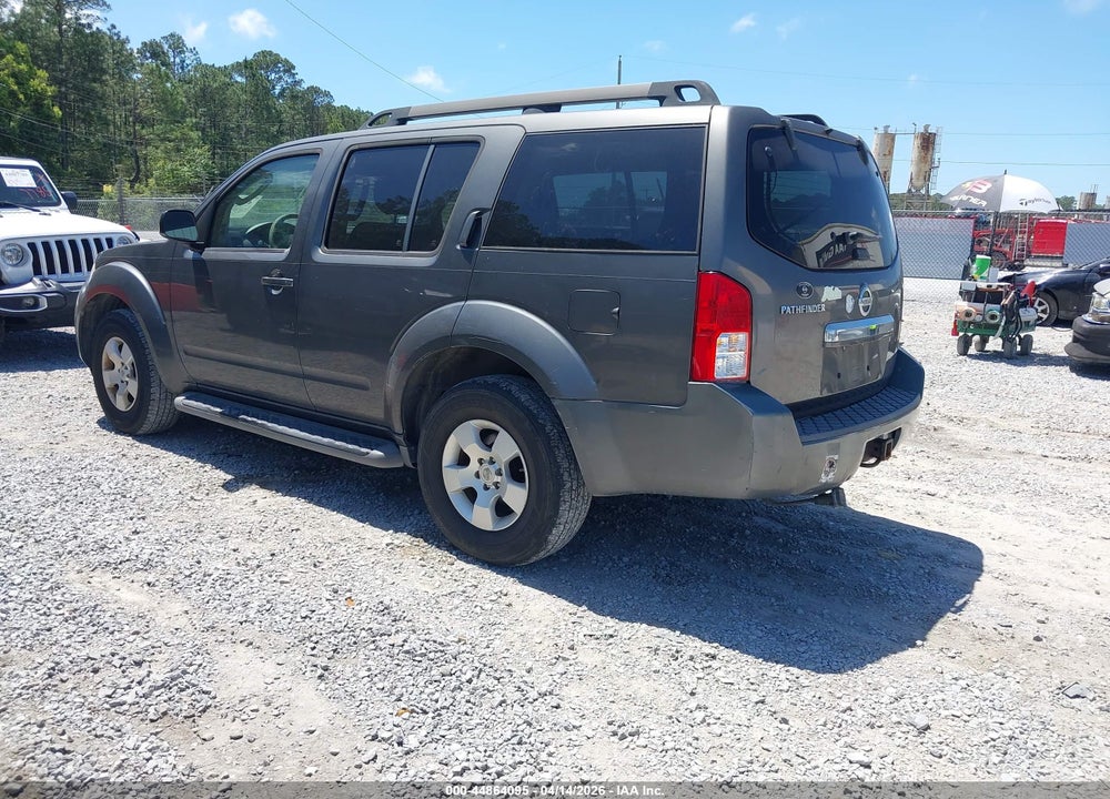 2008 NISSAN PATHFINDER S VIN: 5N1AR18U08C601275