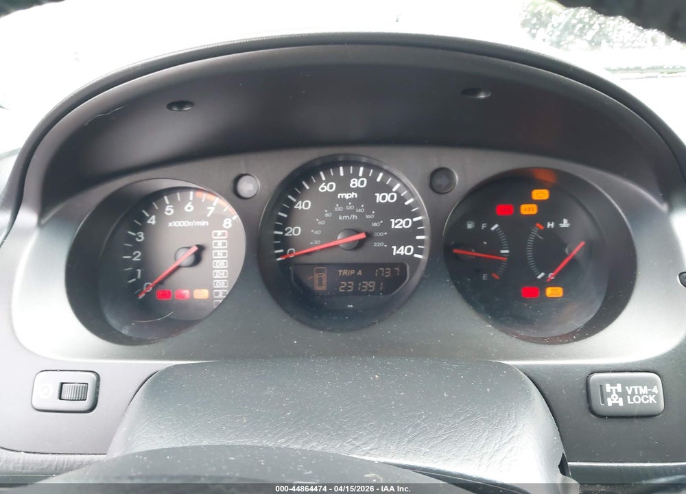 2001 ACURA MDX VIN: 2HNYD18671H514537