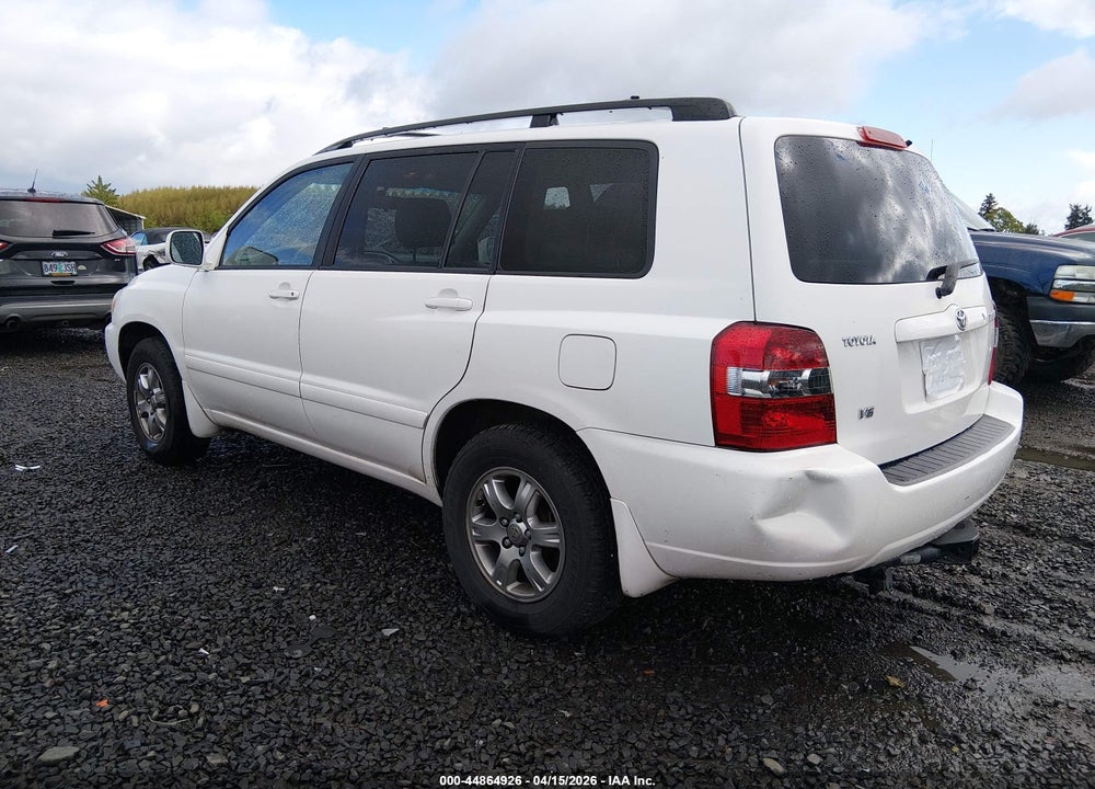 2005 TOYOTA HIGHLANDER V6 VIN: JTEGP21A350070298
