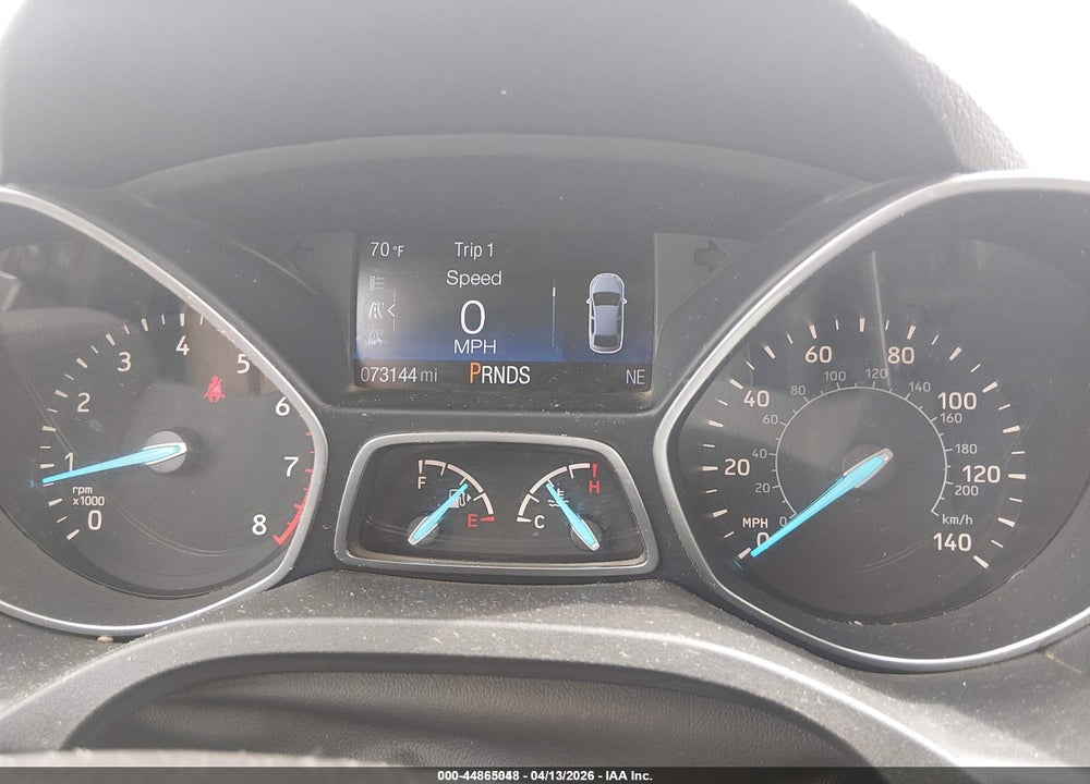 2017 FORD ESCAPE S VIN: 1FMCU0F76HUE50161