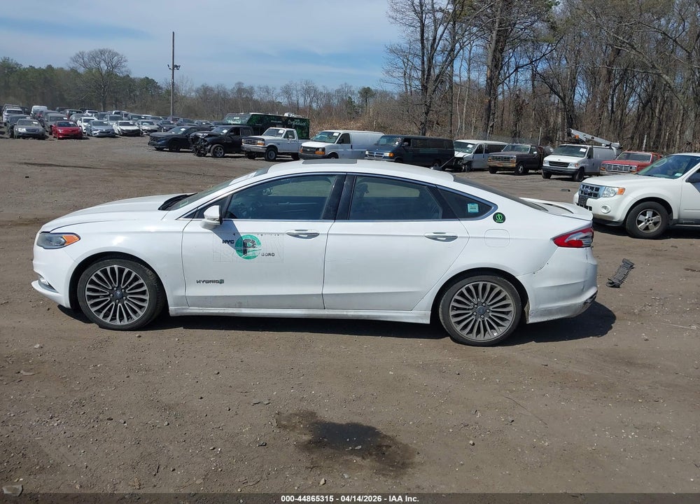 2018 FORD FUSION HYBRID TITANIUM VIN: 3FA6P0RU6JR192463