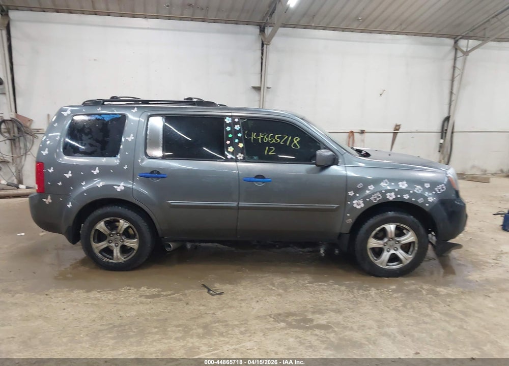 2012 HONDA PILOT EX-L VIN: 5FNYF4H57CB006747