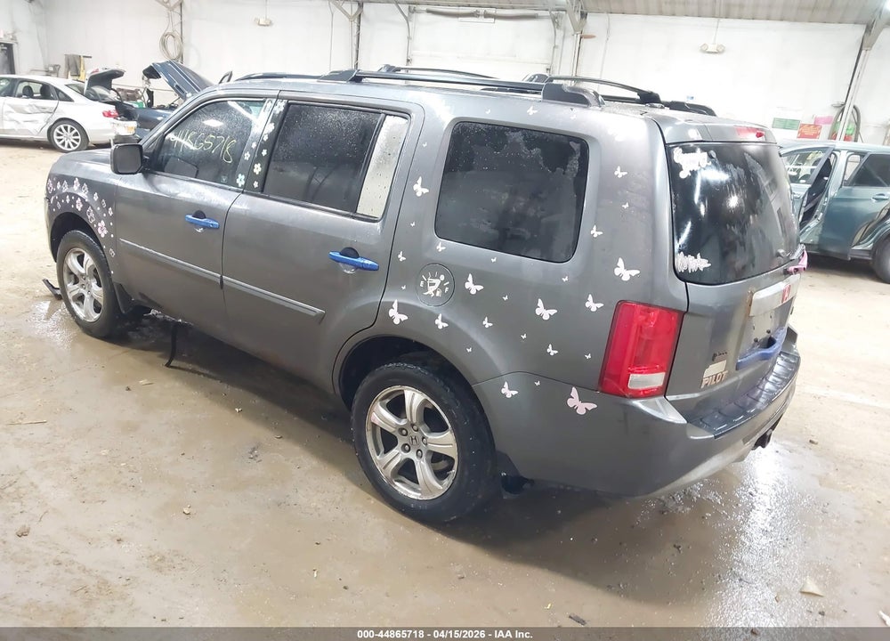 2012 HONDA PILOT EX-L VIN: 5FNYF4H57CB006747