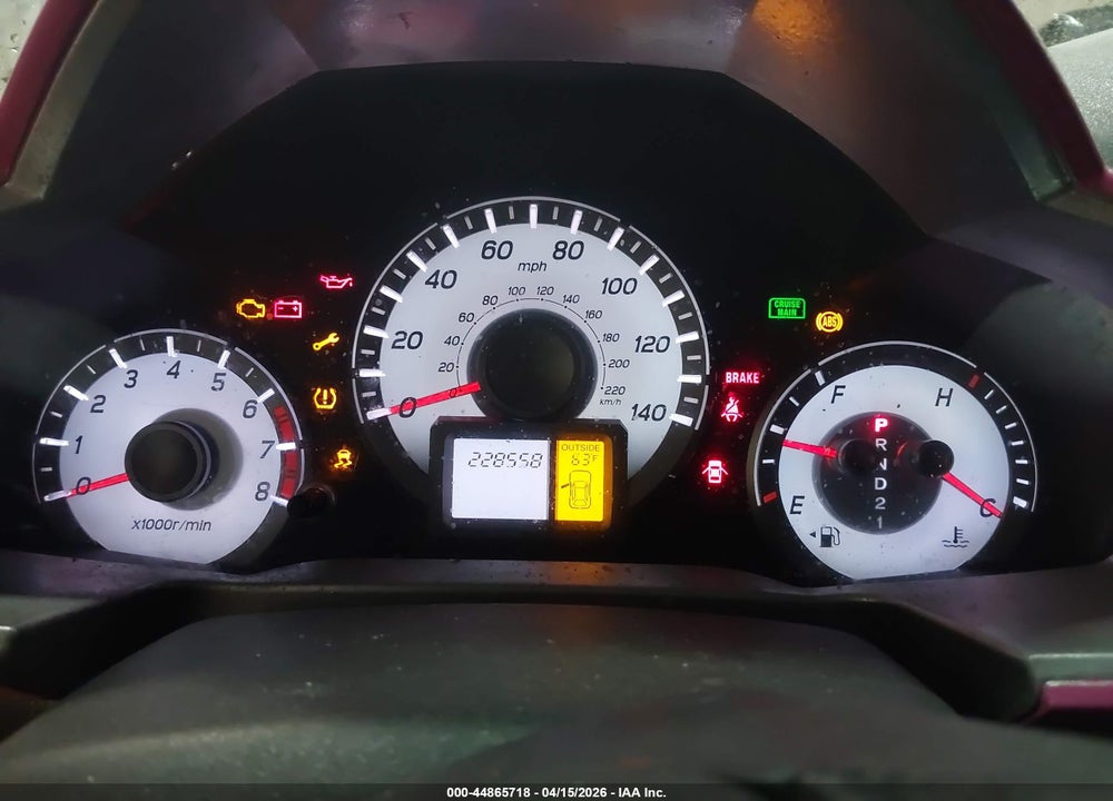 2012 HONDA PILOT EX-L VIN: 5FNYF4H57CB006747