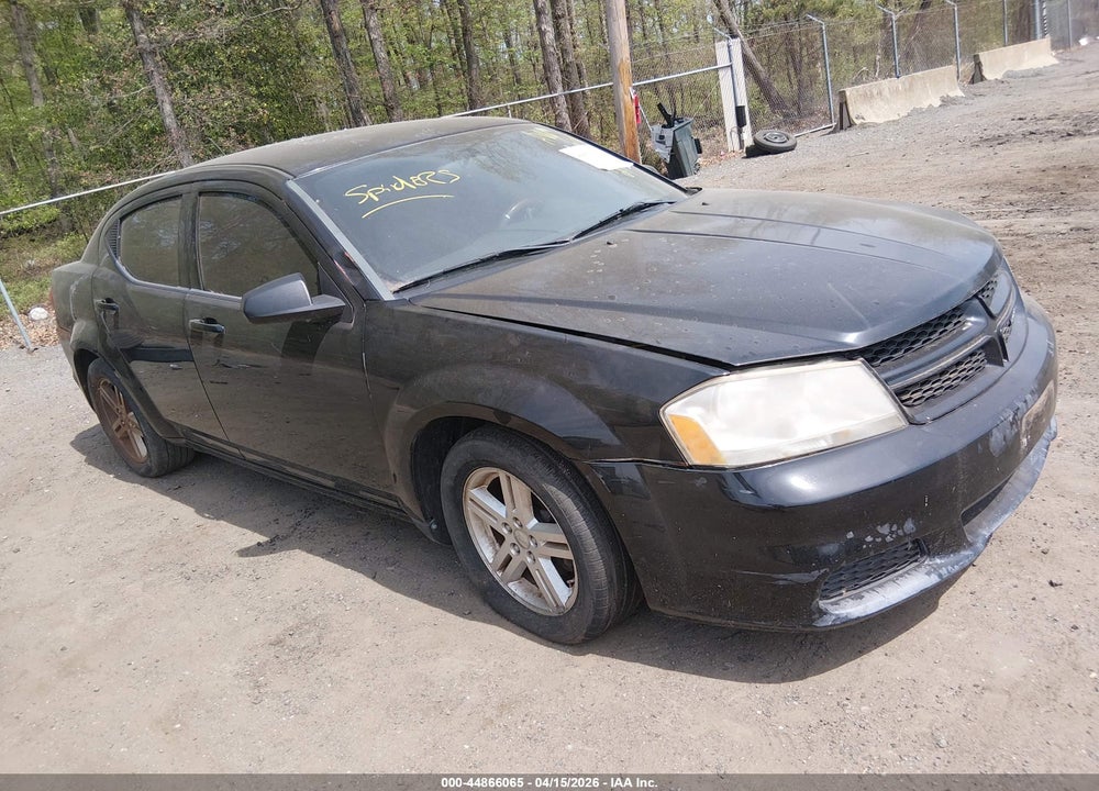 2012 DODGE AVENGER SXT VIN: 1C3CDZCB3CN206539
