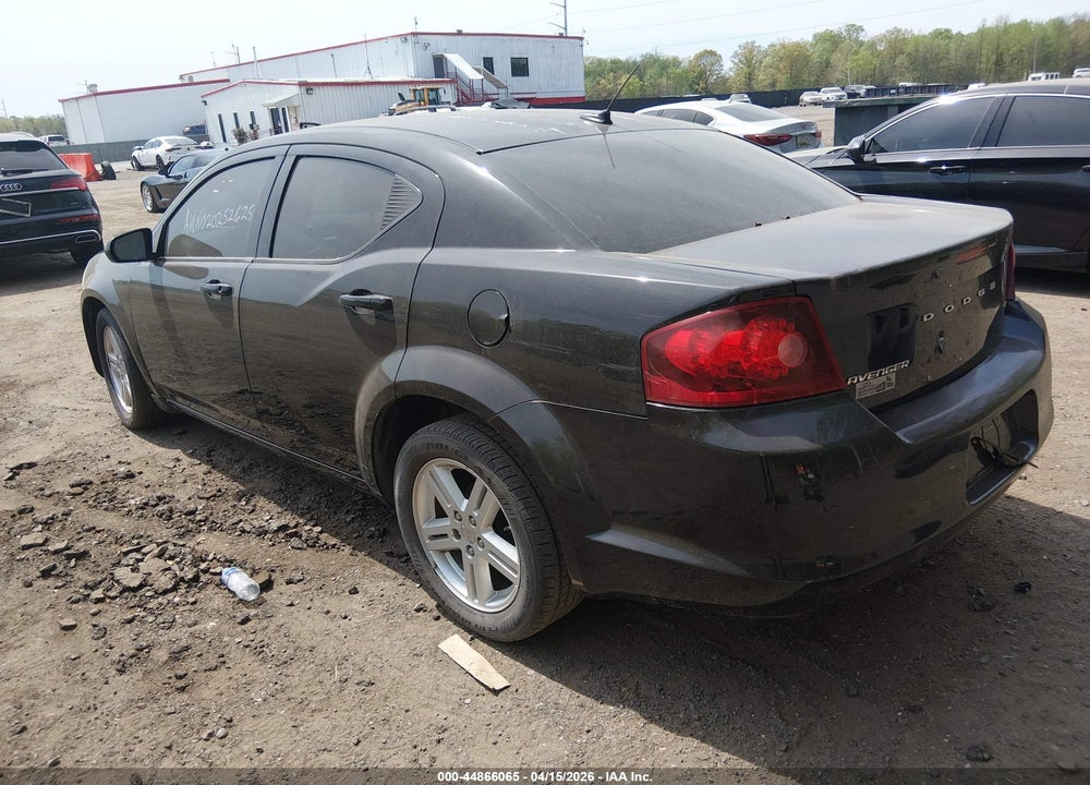 2012 DODGE AVENGER SXT VIN: 1C3CDZCB3CN206539