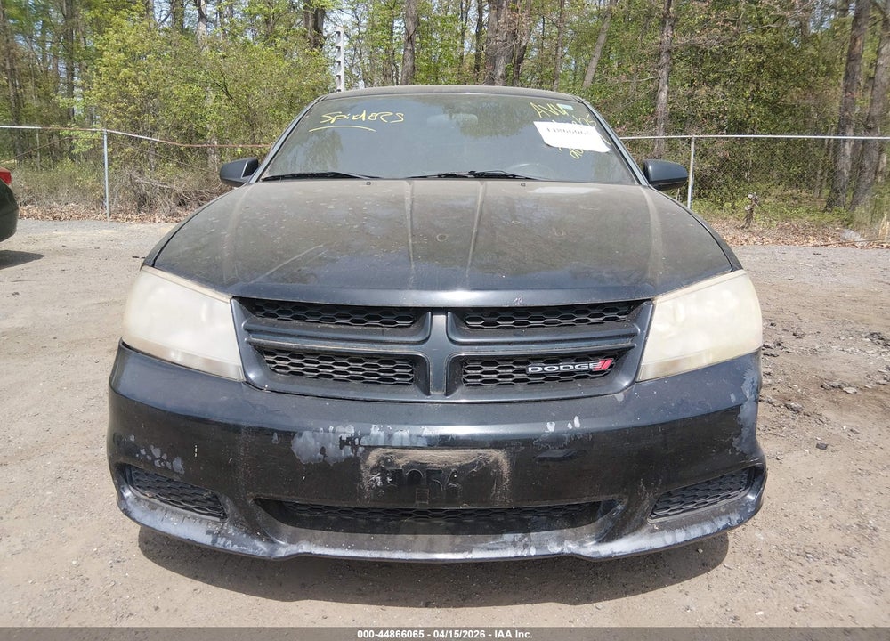 2012 DODGE AVENGER SXT VIN: 1C3CDZCB3CN206539