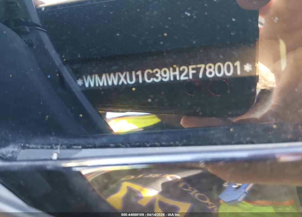 2017 MINI HARDTOP COOPER VIN: WMWXU1C39H2F78001