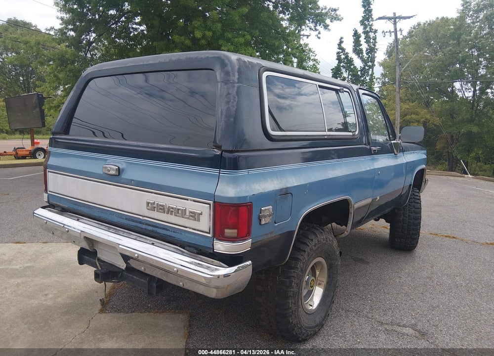 1987 CHEVROLET BLAZER V10 VIN: 1GNEV18K9HF127929