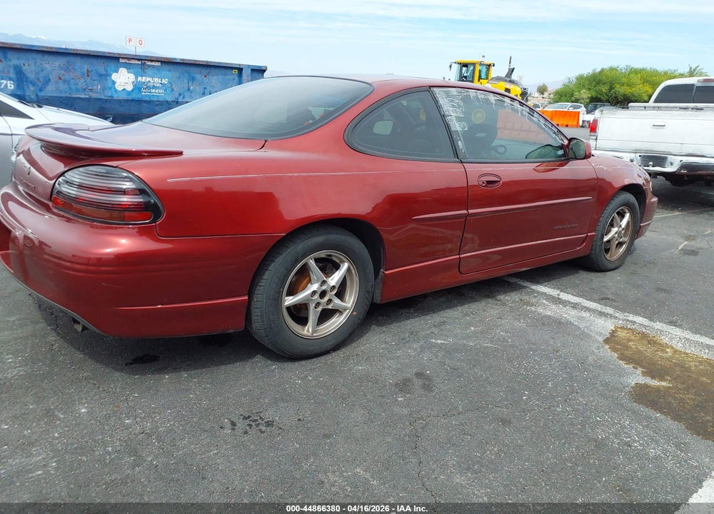 2000 PONTIAC GRAND PRIX GT VIN: 1G2WP12K6YF250687
