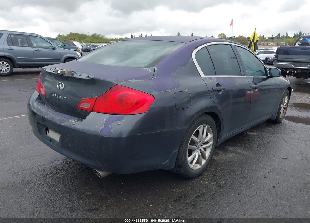 2007 INFINITI G35 JOURNEY VIN: JNKBV61E87M706481