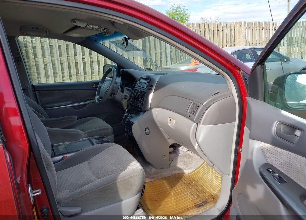 2008 TOYOTA SIENNA LE VIN: 5TDZK23C68S123510