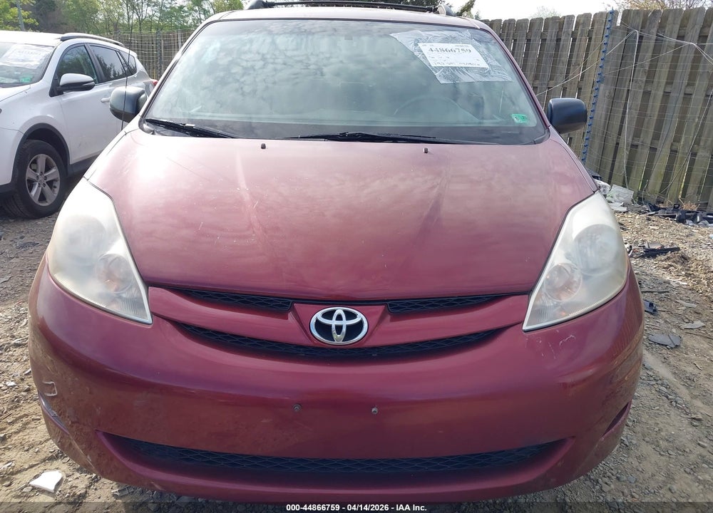 2008 TOYOTA SIENNA LE VIN: 5TDZK23C68S123510