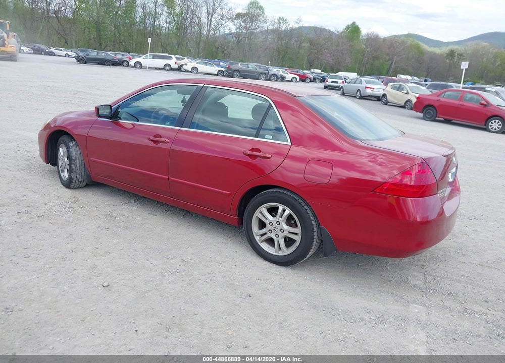 2007 HONDA ACCORD 2.4 SE VIN: 1HGCM55317A088421