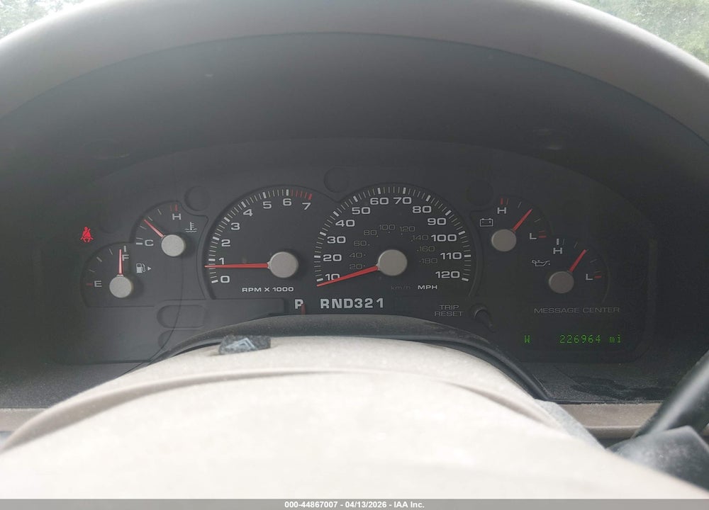 2005 FORD EXPLORER EDDIE BAUER VIN: 1FMZU64K15UA92306