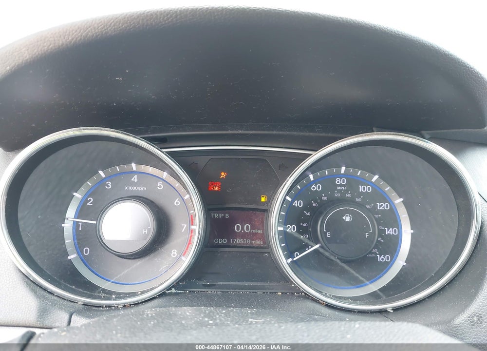 2011 HYUNDAI SONATA GLS VIN: 5NPEB4AC5BH080577
