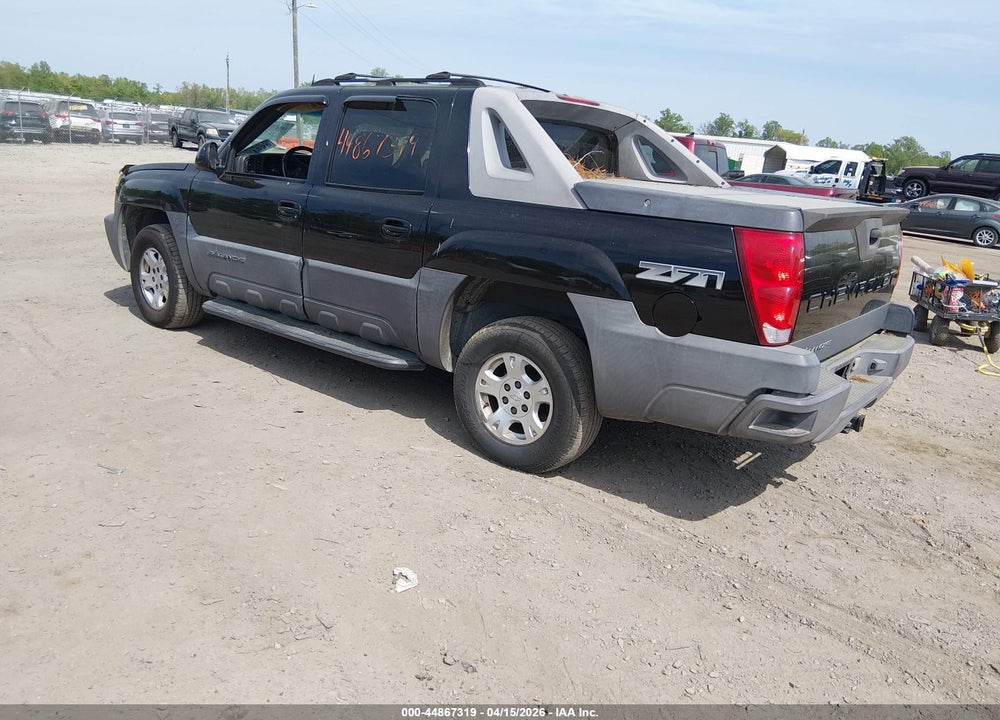2004 CHEVROLET AVALANCHE 1500 VIN: 3GNEK12TX4G208991