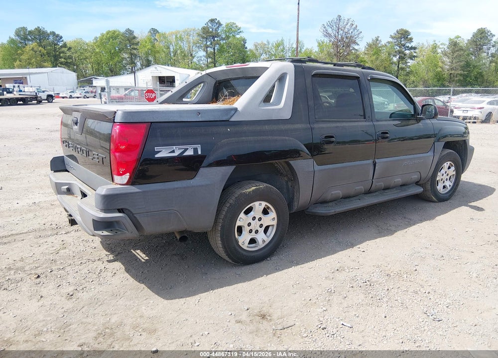 2004 CHEVROLET AVALANCHE 1500 VIN: 3GNEK12TX4G208991