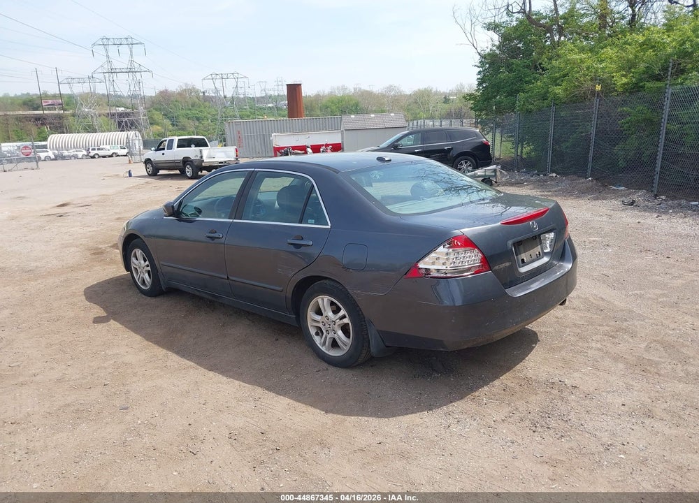 2007 HONDA ACCORD 2.4 EX VIN: 1HGCM56877A043610