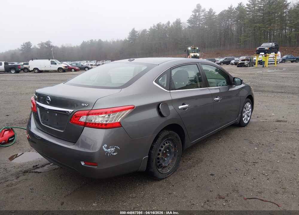 2015 NISSAN SENTRA SV VIN: 3N1AB7AP6FL675854