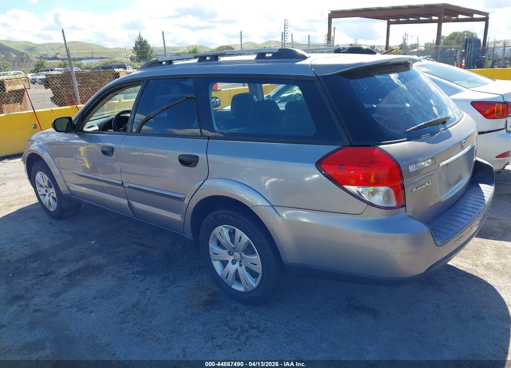 2008 SUBARU OUTBACK VIN: 4S4BP60C687357683
