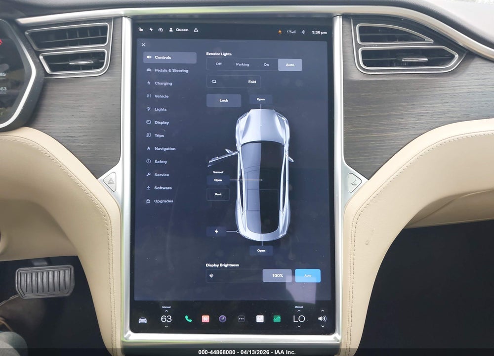 2014 TESLA MODEL S P85 VIN: 5YJSA1H10EFP43727