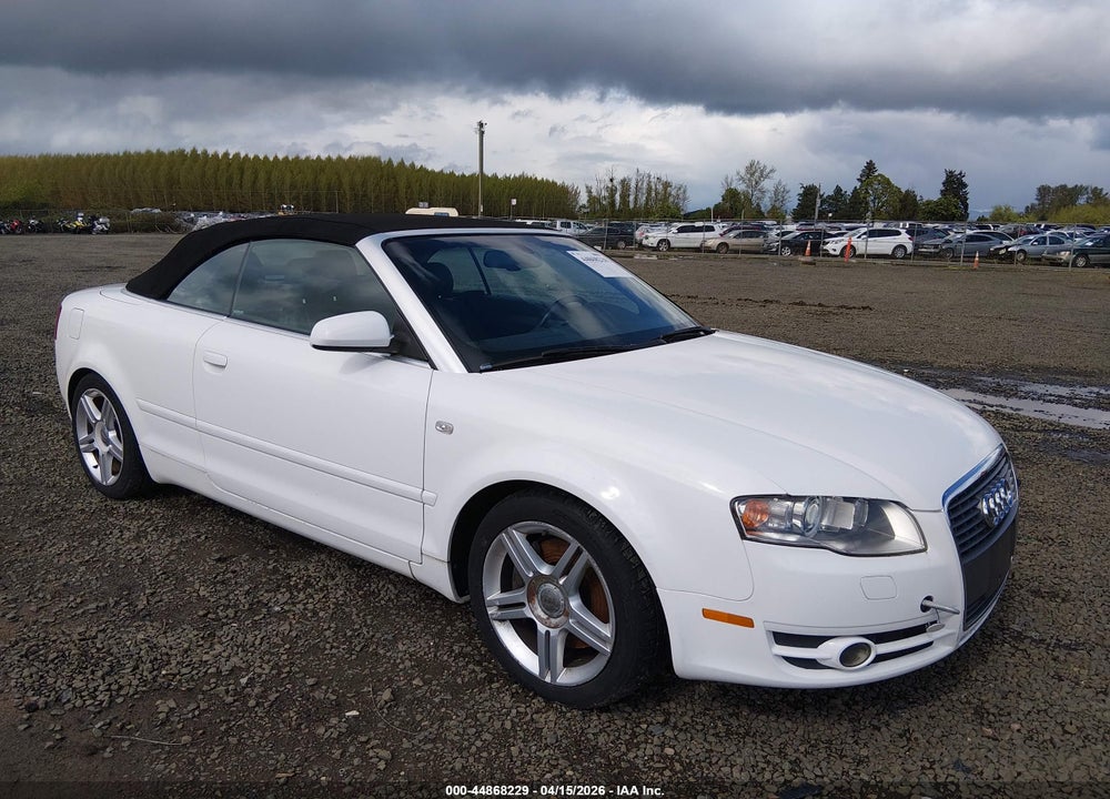 2007 AUDI A4 2.0T VIN: WAUAF48H17K021987