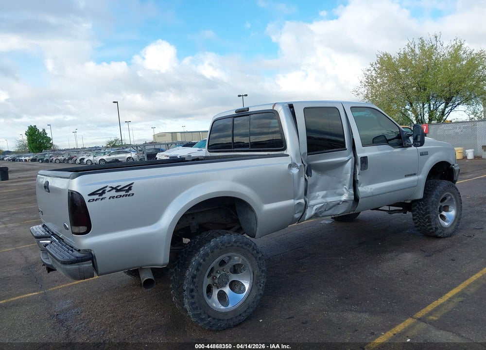 2001 FORD F250 SUPER VIN: 1FTNW21F01ED64233