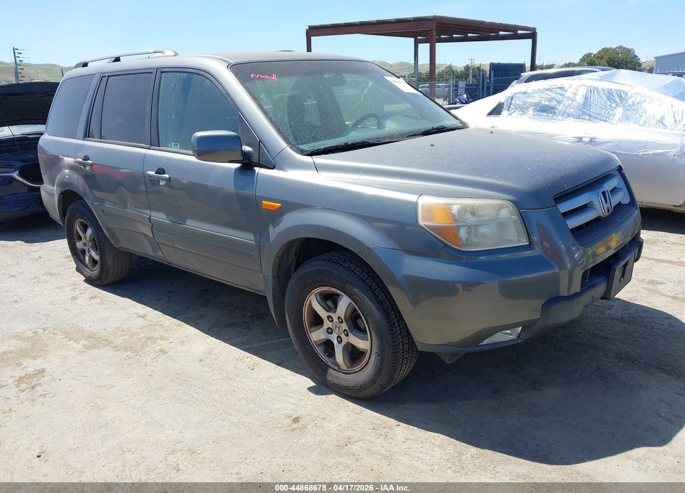 2007 HONDA PILOT EX VIN: 5FNYF28467B017787