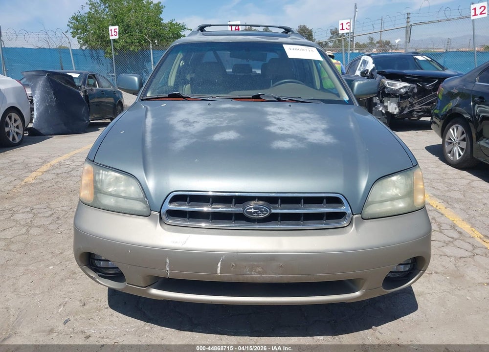 2002 SUBARU OUTBACK LIMITED VIN: 4S3BH686227646101